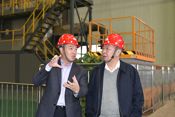 中國環保產業協會一行蒞臨西安龍凈考察指導